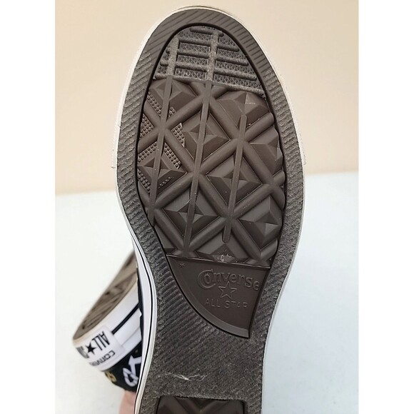 Converse 560902F CTAS Hi Black White Gold Hearts Women's Size 7 - Picture 9 of 12